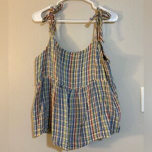 Old Navy Multicolor Plaid Top